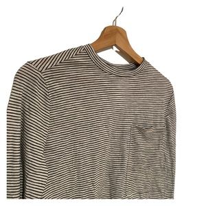 Art Class Boys shirt, Black Striped Size 12/14